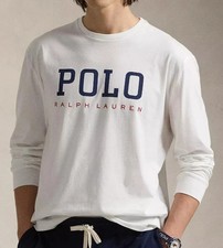 Polo Ralph Lauren Men's Classic-Fit P-Wing Jersey T-Shirt White Size L