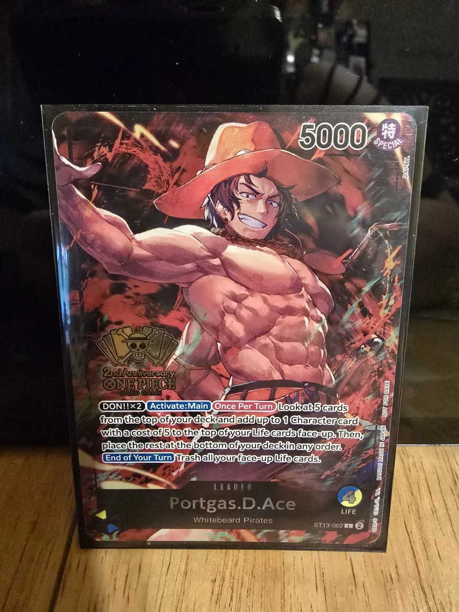 Portgas.D.Ace ST13-002 One Piece Promotion Cards for sale | eBay