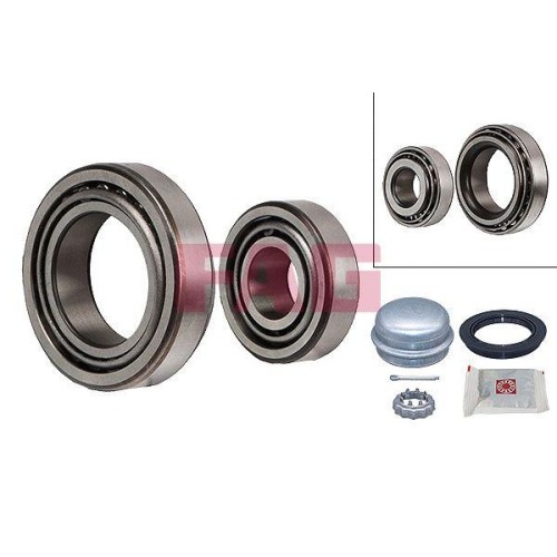 Radlagersatz Schaeffler FAG 713 6102 30 FüR Audi Seat Skoda Vw, Hinterachse-image
