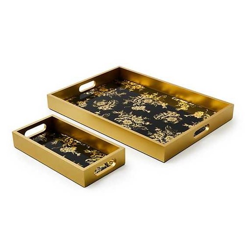 MacKENZIE CHILDS TWILIGHT TOILE TRAY BNIB - Picture 2 of 3