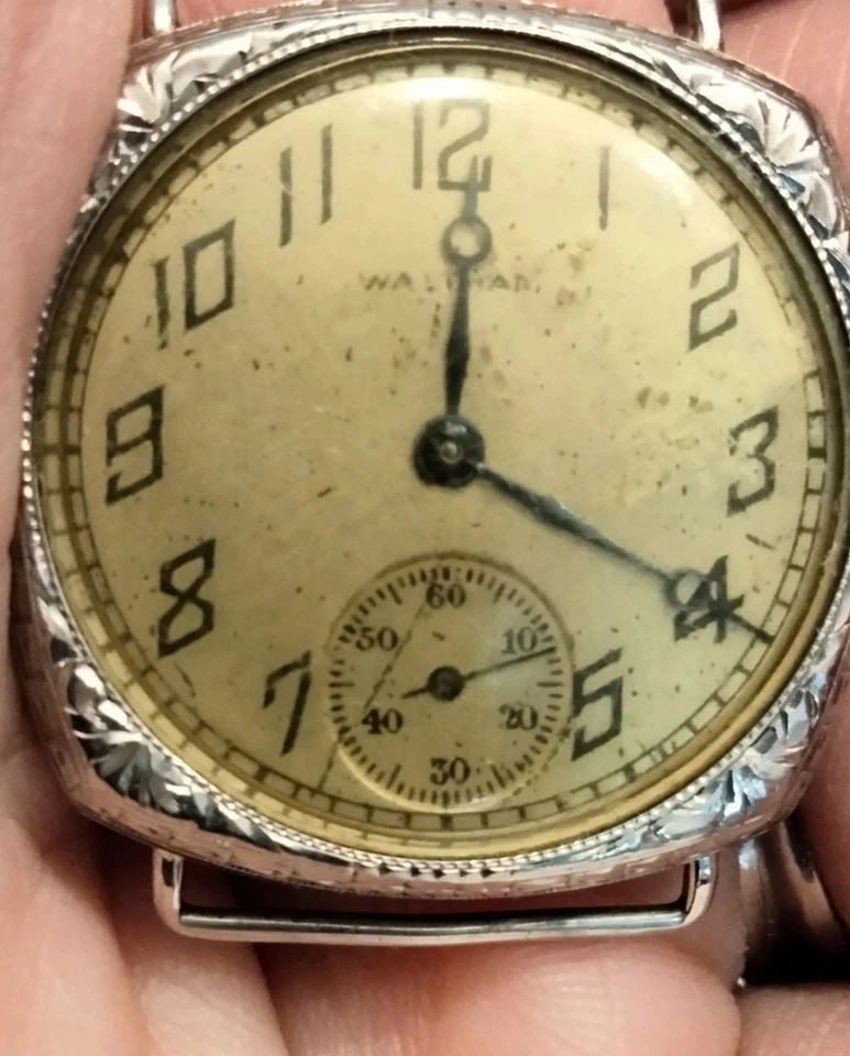 Relógios femininos WELSBRO/WALTHAM ouro/ouro branco com aço inoxidável Bk - precisam de serviço - Imagem 4 de 4