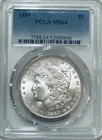 1889 P Morgan Silver Dollar PCGS MS64 Better Date Morgan
