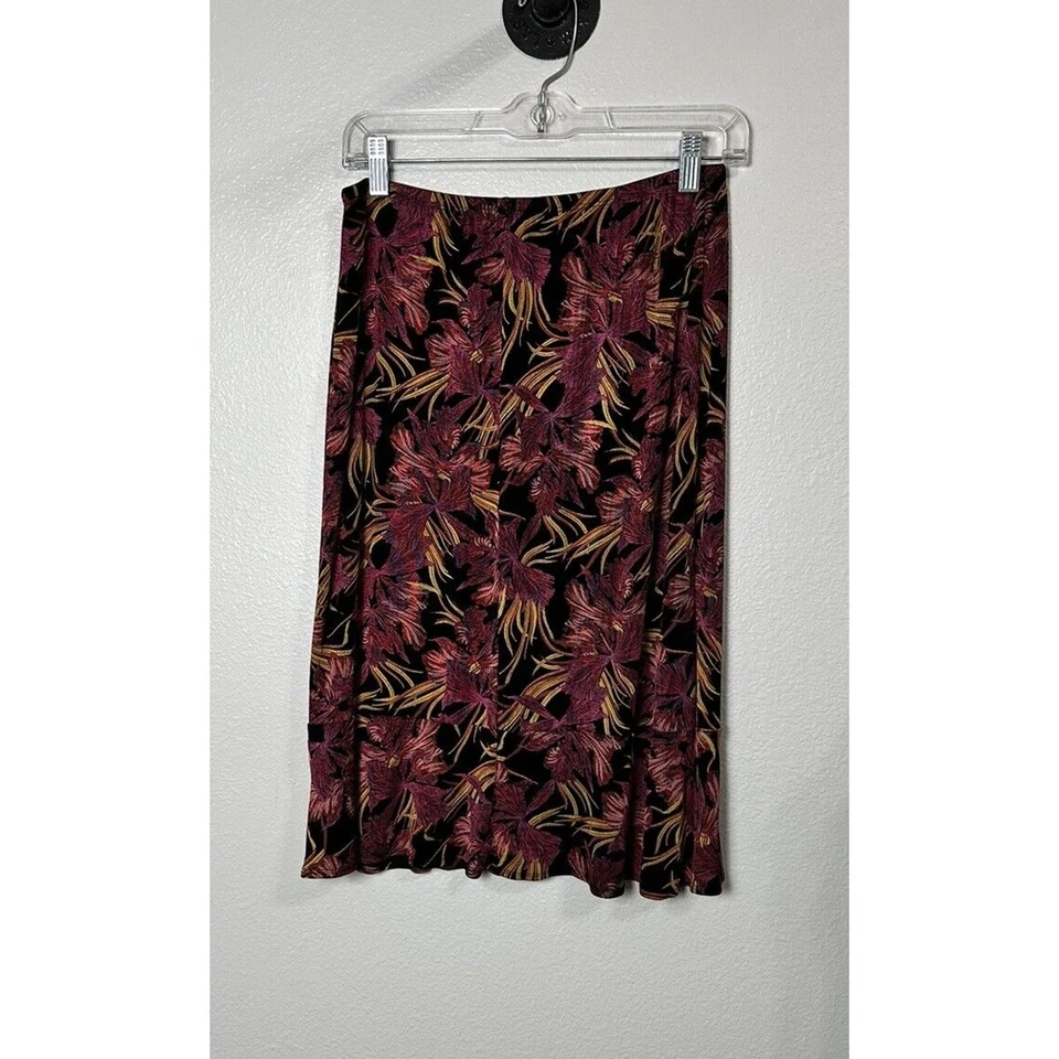 Falda Citiknits Mujer Multicolor Slinky Lápiz Volantes Elastizada Midi Talla Pequeña Foto 2 de 3