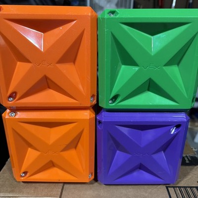 Vex Robotics 4 Tower Cubes 2019-2020 Season Takeover Game Green Purple Orange