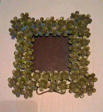 Metal Mini Green Flower Frame Field Of Flowers