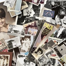 Vintage Ephemera Variety Photograph Postcard Random Paper Scrapbook Lot 60