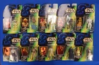Star Wars Action Figures Power Of The Force Holographic Green Card Lot Of 10