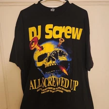 VTG DJ Screw Gift T-shirt Shirt Short Sleeve S to 5XL PA081 FREE SHIPPING