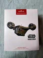 2022 Razor Crest Mandalorian Star Wars Christmas Hallmark Keepsake Ornament