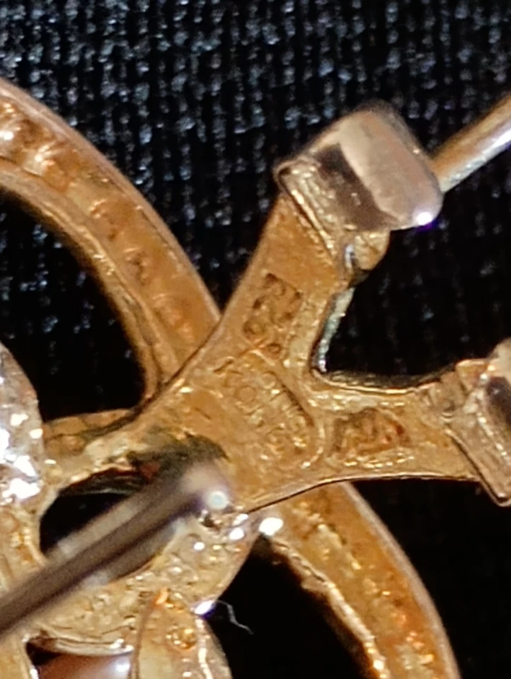 925 Sterling Silver Vntage Gold Tned Cultured Pearl Stud Clip Earrings & Pendant - Image 4 of 4