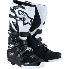 Alpinestars Tech 7 Enduro Drystar MX ATV Boots - Black/White - Size 6