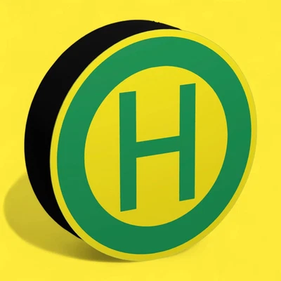 Bushaltestelle Verkehrsschild - LED Leuchtbox