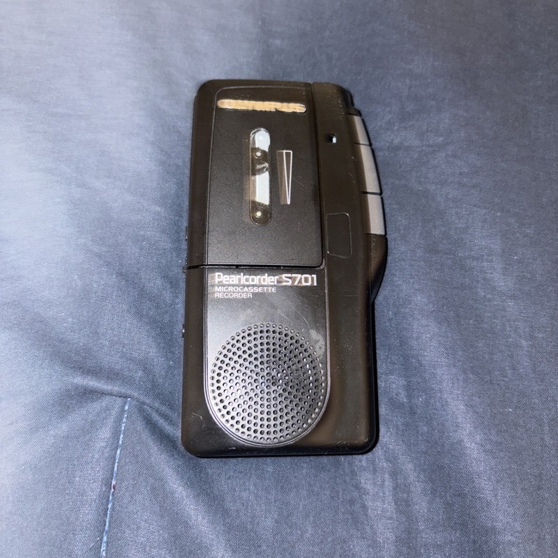 Olympus Pearlcorder S701 Handheld Micro Cassette Voice Recorder TESTED WORKS
