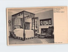 Postcard General Lee's Room Lee Mansion Painting by Ruth Perkins Safford
