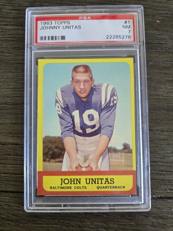 1963 Topps - Johnny Unitas #1