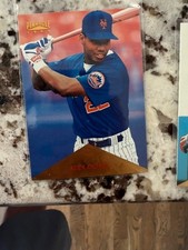 1996 PINNACLE MLB BASEBALL ROOKIE CARD NEW YORK METS ALEX OCHOA #164. rookie card picture