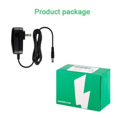 myVolts power supply: US Plug 5V DC 2.5A centre positive 2.1 x 5.5, straight tip