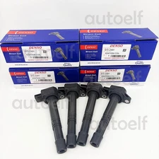 4x 673-2301 Denso Ignition Coils For 02-06 Honda 2.4L C1382 UF311 30520-PNA-007