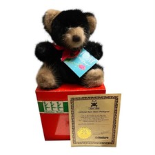 VINTAGE GENUINE MINK Teddy Bear RARE BEAR, INC. 1982 Orig Box - Tags - Paperwork