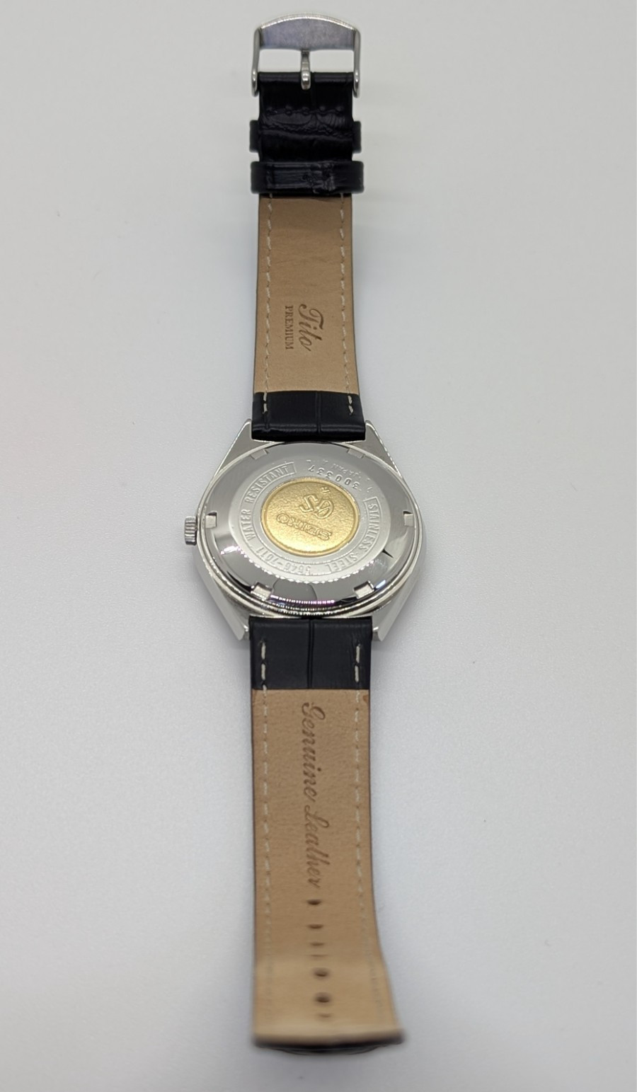 Grand Seiko 5646-7011 Hi-Beat Automatic Day-Date Black Dial Vintage 1970s Japan image 8