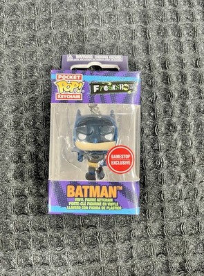 FreakShow ~ Mini Batman Gotham ~ Funko Pocket POP! Keychain ~ GameStop Exclusive