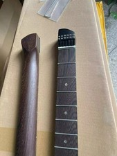 25 Fret 6 String Headless Wenge Guitar Neck Unfinished Neck Bone Nut Replacement