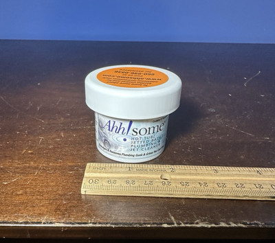 Ahh-Some Hot Tub Swim Spa & Pool FILTER Bio-Cleaner 2 oz Jar Ahhsome Cleaning