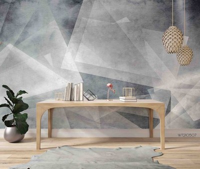 3D Geometric Graphics Texture Wall Murals Wallpaper Murals Wall Sticker