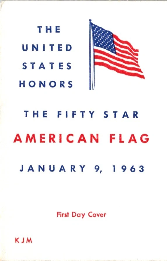 USPS Scott 1208 Flag Over The White House KJM Cover Cachet FDC c1963 - Image 2 of 4