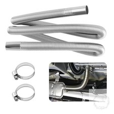 59 Diesel Heater Exhaust Pipestainless Steel Flexible Exhaust Pipe With 2 Hose 59 Diesel Heater Exhaust Pipestainless Steel Flexible Exhaust Pipe With 2 Hose