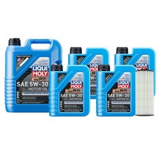 9L Liqui Moly Longtime High Tech 5W-30 Mahle Engine Oil Change Kit for W222 S560