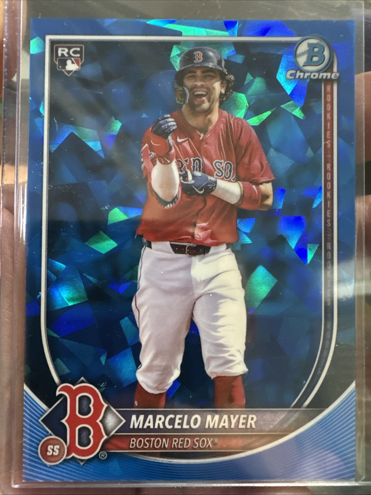 2025 Bowman Chrome Sapphire Marcelo Mayer #39 RC Image Variation