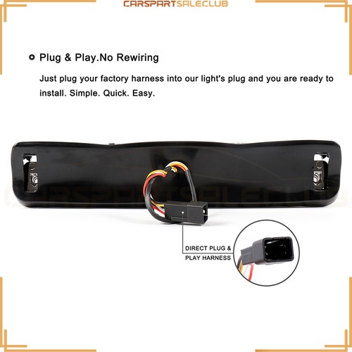 Tercera luz trasera de freno LED de humo para Chevrolet C/K1500 2500 88-00 - Imagen 3 de 7