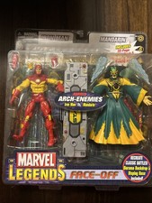 Marvel Legends Face Off Iron Man vs. Mandarin Action Figures 2006 Toy Biz