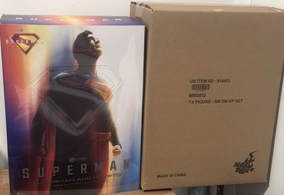Hot Toys MMS812 Superman & Krypto 1/6 Scale Collectible Set Action Figure 2025