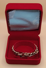 9ct Rose Gold Hollow Curb Bracelet - 7 1/2" - 26.8g
