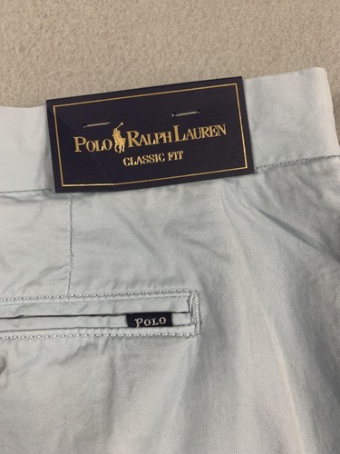 Pantalones Cortos Polo Ralph Lauren Para Hombres 52B Calce Clásico Chino Grandes y Altos Informales Pantalones Cortos - Imagen 11 de 11