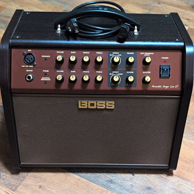 BOSS Acoustic Singer Live LT 40W Solid-State Combo Amp, 2-Ch, 1 Spkr