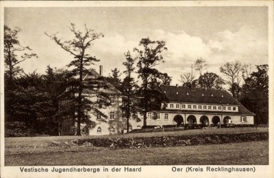 Ak Oer Recklinghausen im Ruhrgebiet,  Vestische Jugendherberge in... - 4547944