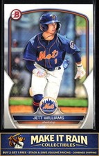 Jett Williams 2023 Bowman Prospects #BP-49 New York Mets Prospect