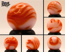 9/16 Alley Agate Orange Flame Marble NM 