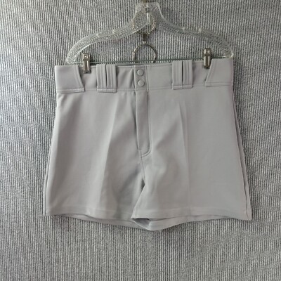 Easton Shorts Mens XL Gray Engineered For Performance Baseball Elastic Waist