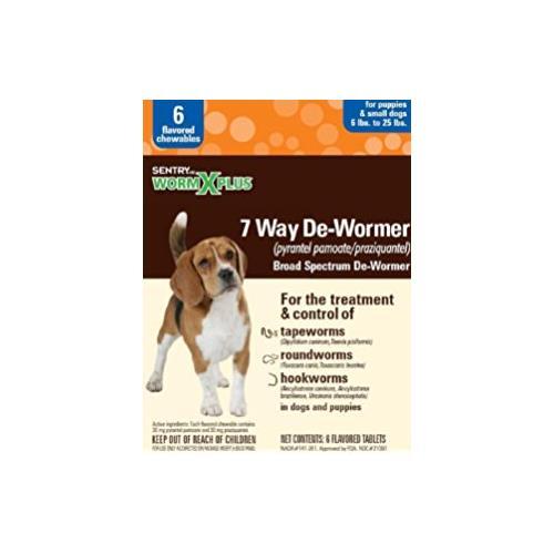 Sentry HC WormX Plus Small Dog, 6 Chewable Tablets - Bild 1 von 1