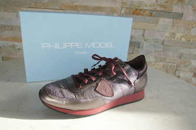 Philippe Model Paris EU 36 Sneakers Trld Yx05 Shoes Plum New Former RRP 320 
