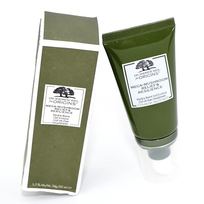 Origins Mega-Mushroom Relief & Resilience Hydra Burst Gel Lotion 1.7oz.  [NWOB]