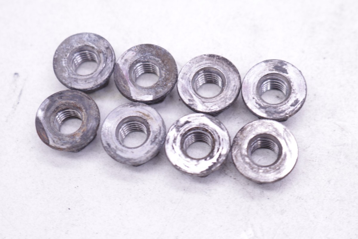 2021 18-21 KAWASAKI NINJA ZX6R 636 600 EXHAUST HEADER NUTS