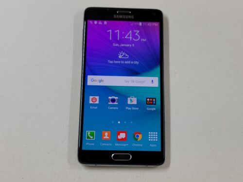 Samsung Galaxy Note 4 (SM-N910V) 32GB (Verizon) - IMAGE BURN - Clean IMEI -Q5251