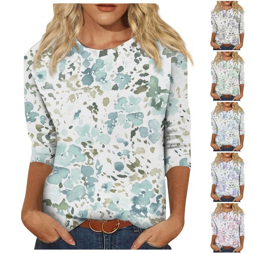 Shirts for Women Classic Summer Loose Slim-Fit Fashion Blouse