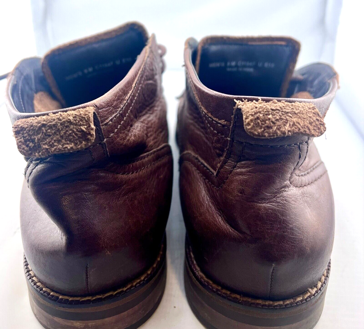 Cole Haan Chukka Desert Boots Size 9 Brown Leather Lace Up  display picture 1