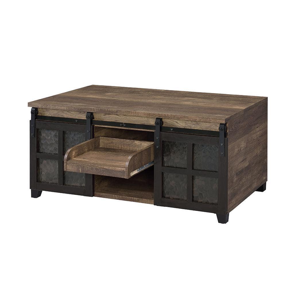ACME Furniture DRIFTWOOD　LOWTABLE Driftwood Sofa Table